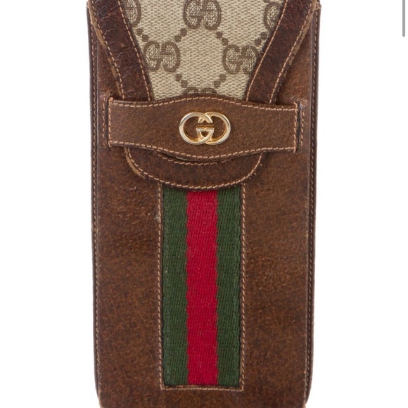 Gucci Accessories - Gucci Vintage striped Glasses Case